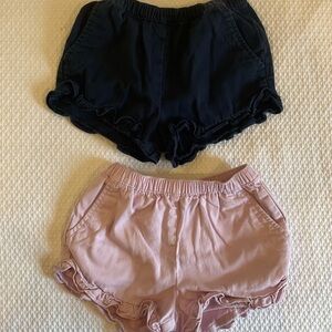 Crewcuts Black and Pink Kids Shorts